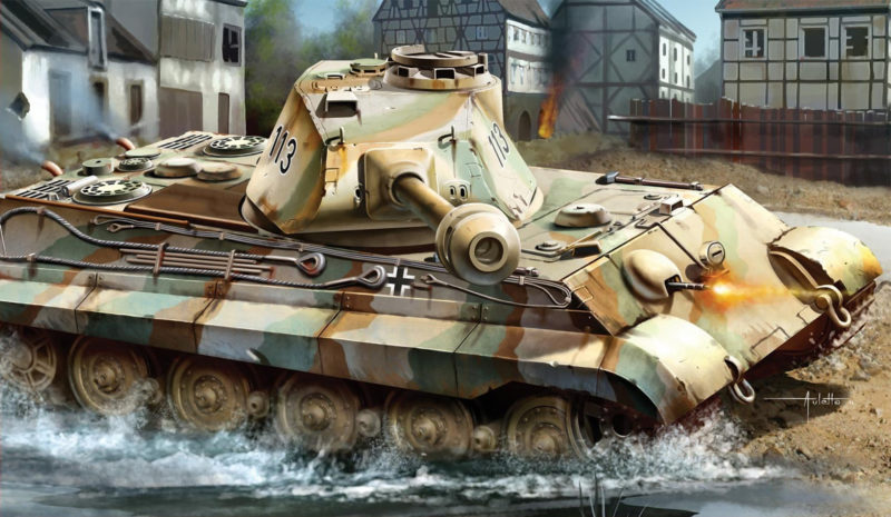 Auletta Vincenzo. Танки Pz.Kpfw. VI Ausf. B Tiger II.