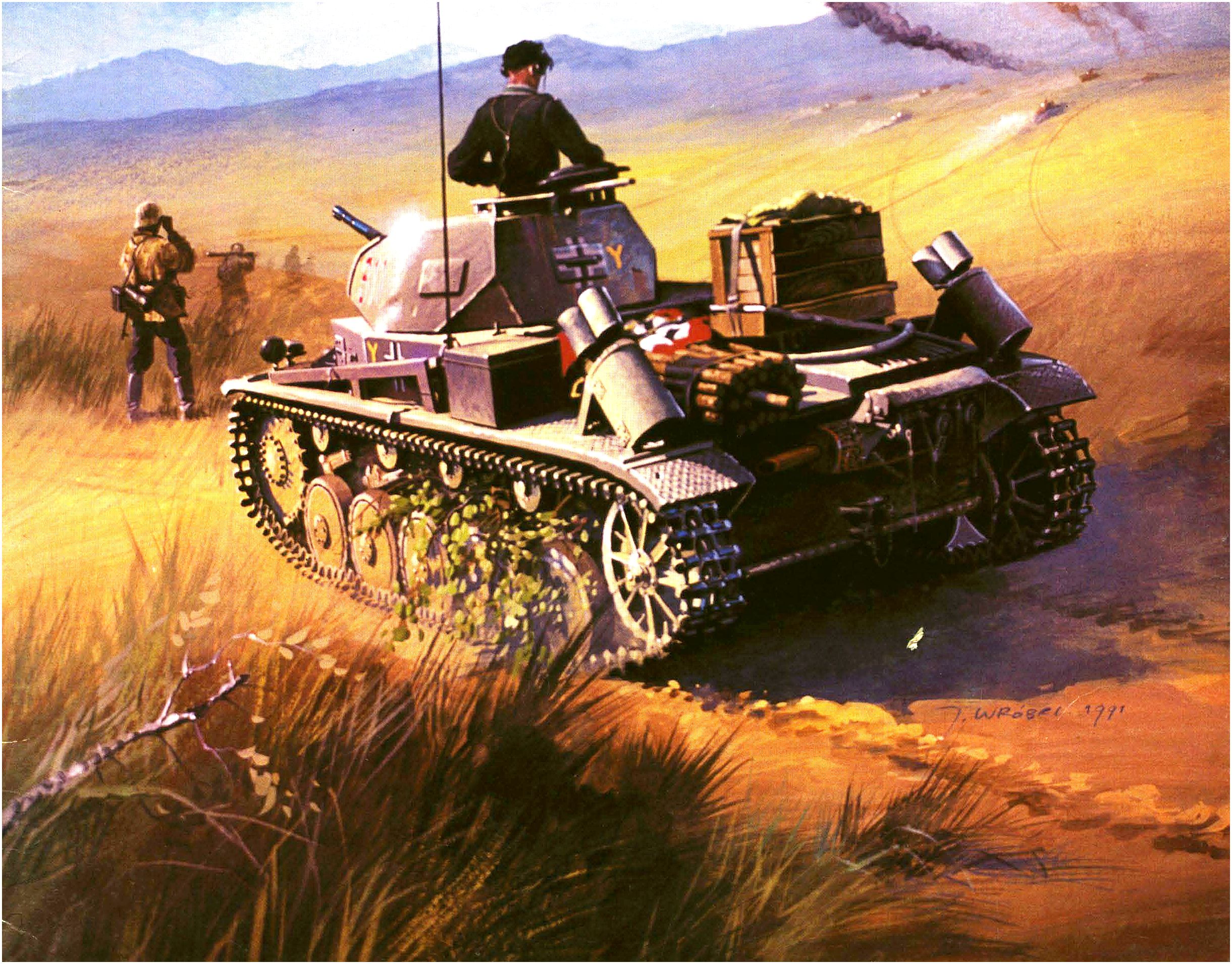 Wróbel Arkadiusz. Танк PzKpfw II Flammpanzer.