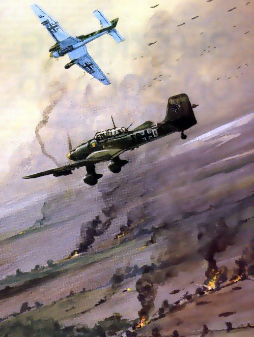 Hadler Terry. Атака Ju-87.