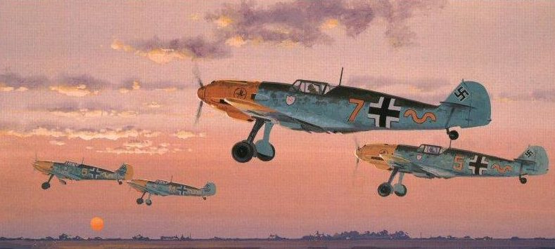 Woodcock Keith. Истребитель Bf-109.