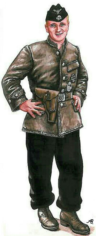 Bulczynki Arnold. Немецкий танкист.