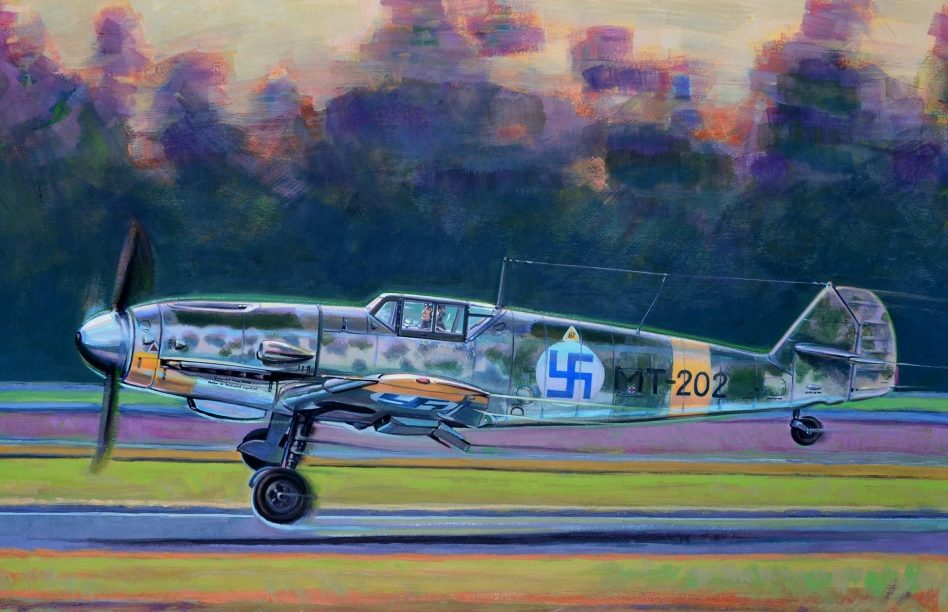 Dubowik Piotr. Истребитель Bf-109G.
