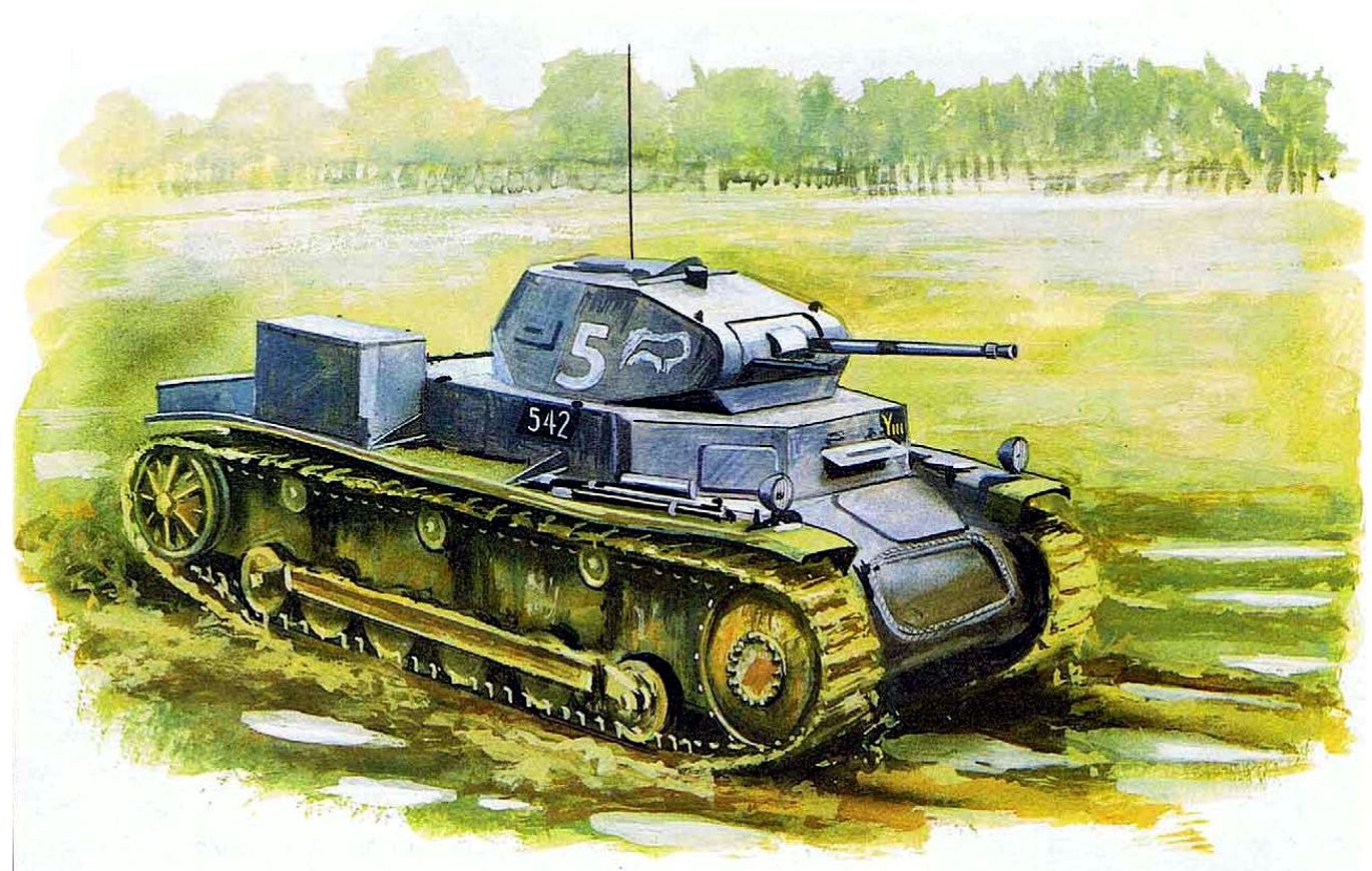 Hadler Terry. Танк Panzer II Ausf. B.