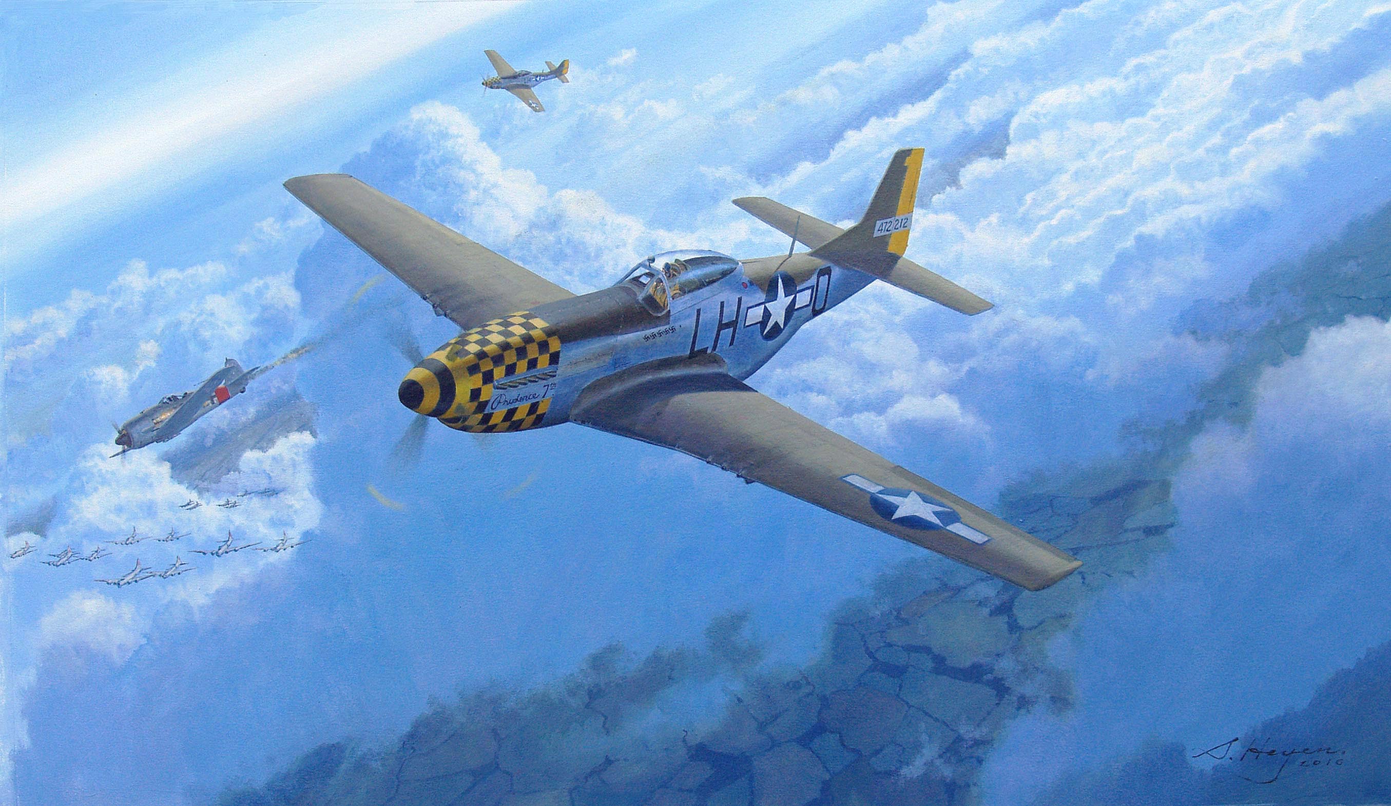 Heyen Steven. Истребители P-51D.