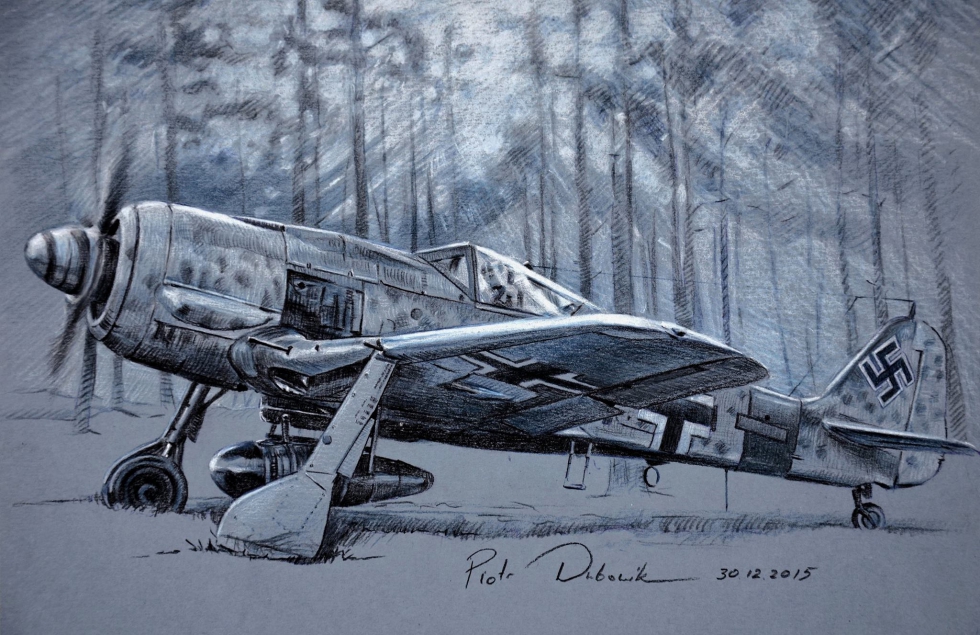 Dubowik Piotr. Истребитель Fw-190A.