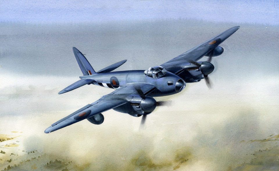 Robertshaw Bill. Тяжелый истребитель Havilland Mosquito.