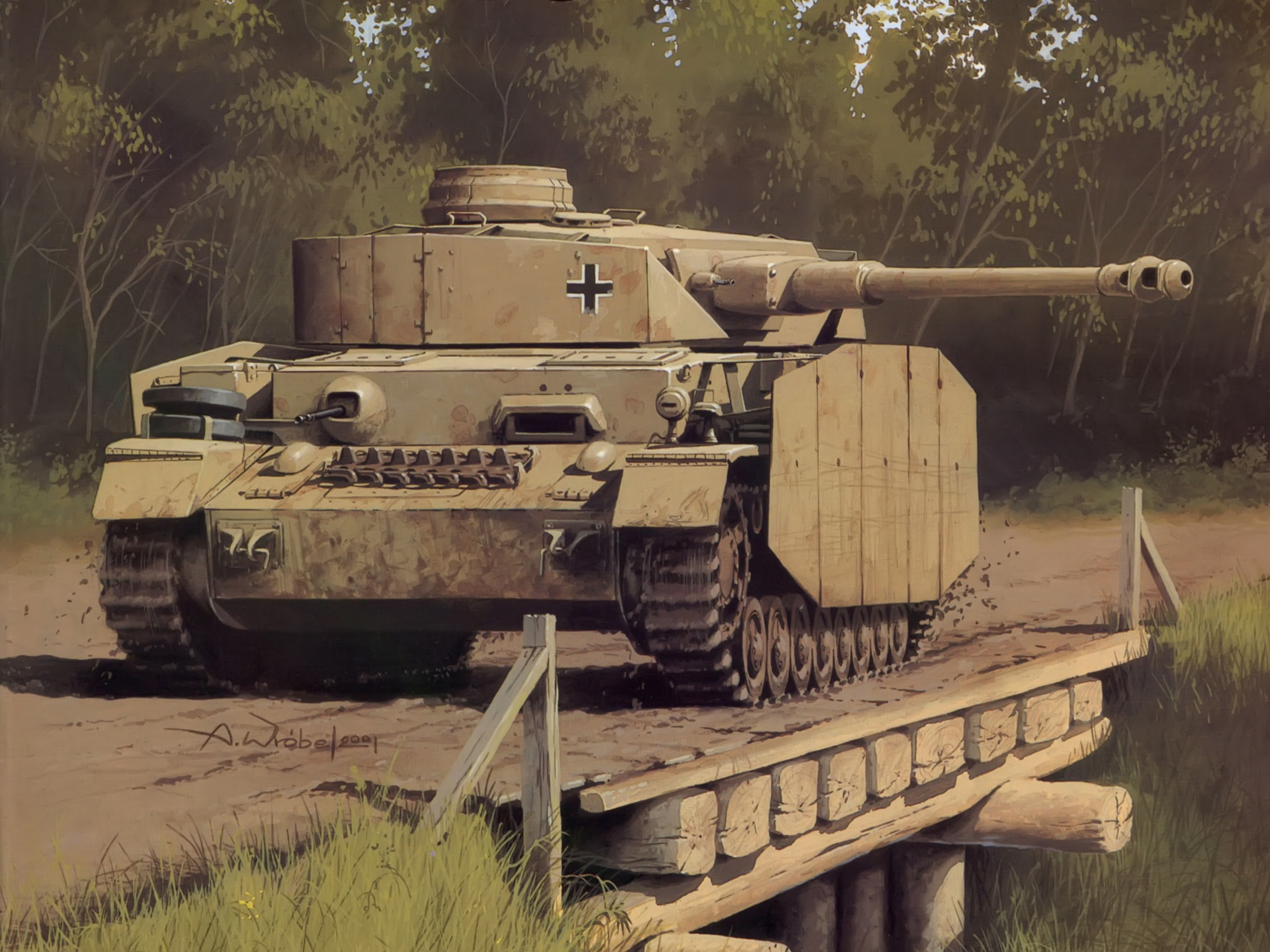 Wróbel Arkadiusz. Танк PzKpfw IV Ausf. H.