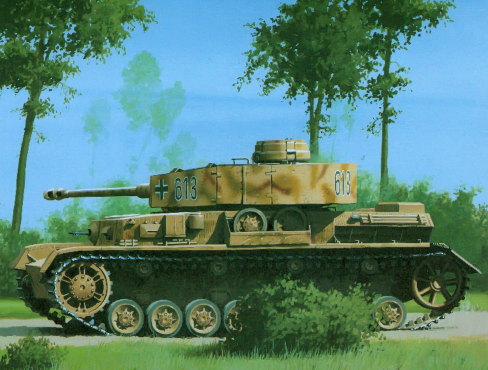 Wróbel Arkadiusz. Танк PzKpfw IV Ausf. H.