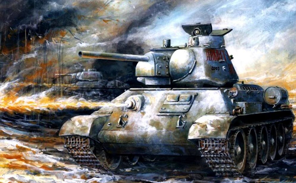 Jameson. Огнеметный танк OT-34/76.