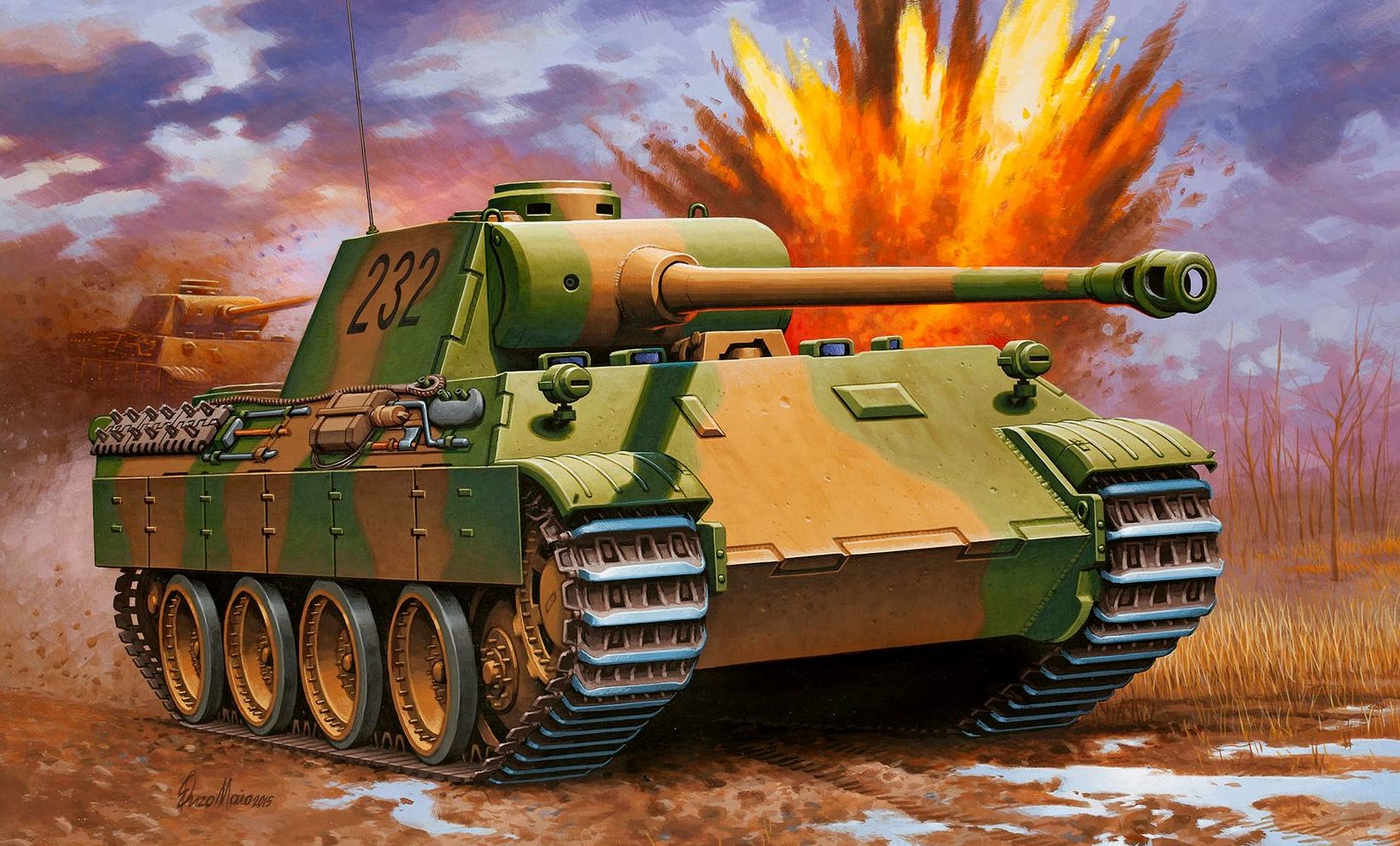 Maio Enzo. Танк Panther Ausf. D.