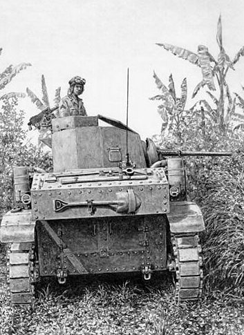 Harmon Jody. Танк M3 Stuart в джунглях.