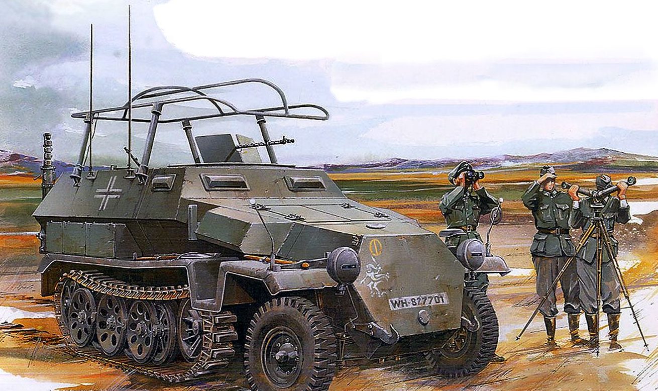 Jameson. Бронеавтомобиль Sd.Kfz. 251/6 Ausf. C.