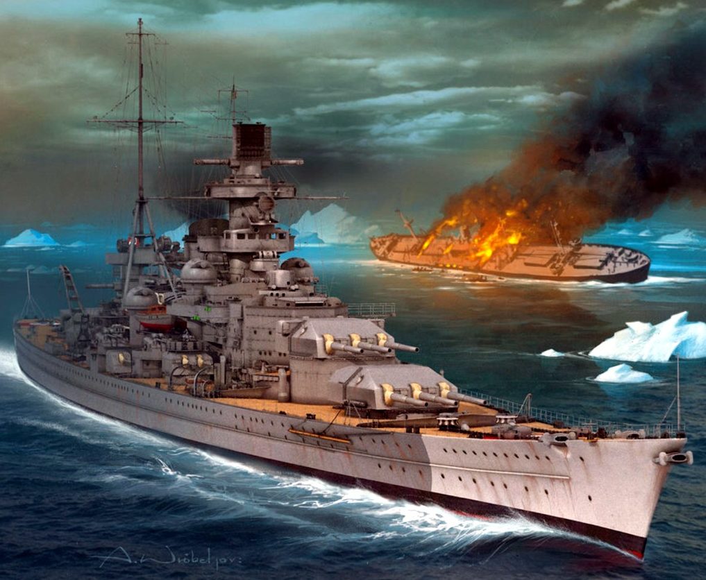 Wróbel Arkadiusz. Линкор «Scharnhorst».