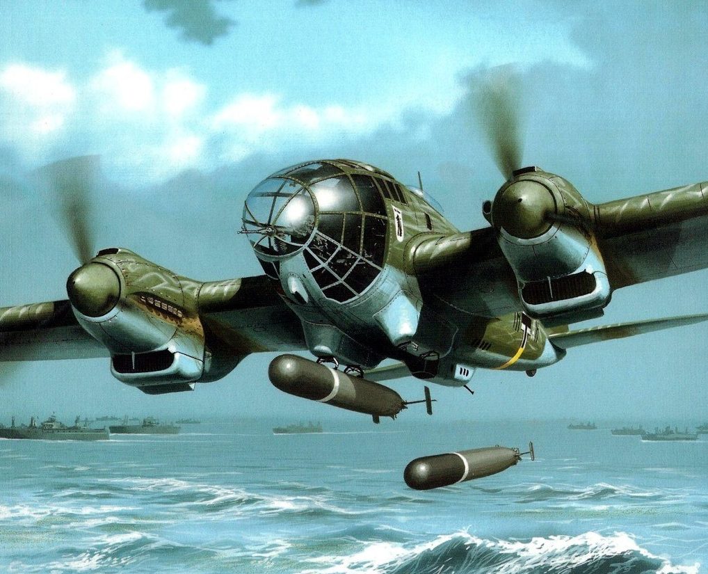 Wróbel Arkadiusz. Торпедоносец He-111.