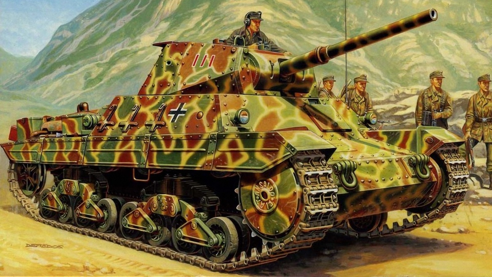 Deredos Andrzej. Итальянский танк P26/40.