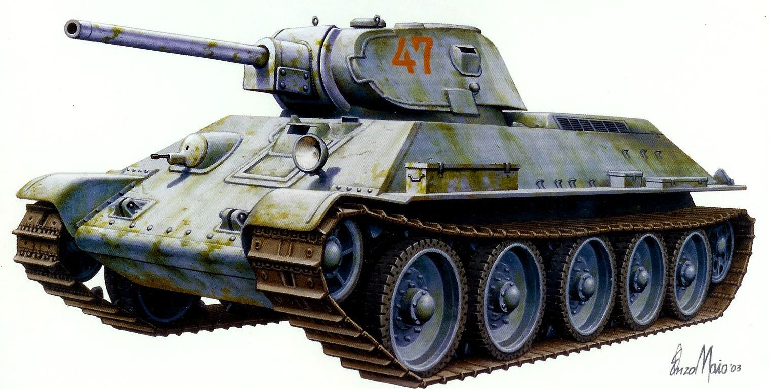 Maio Enzo. Танк Т-34/76.