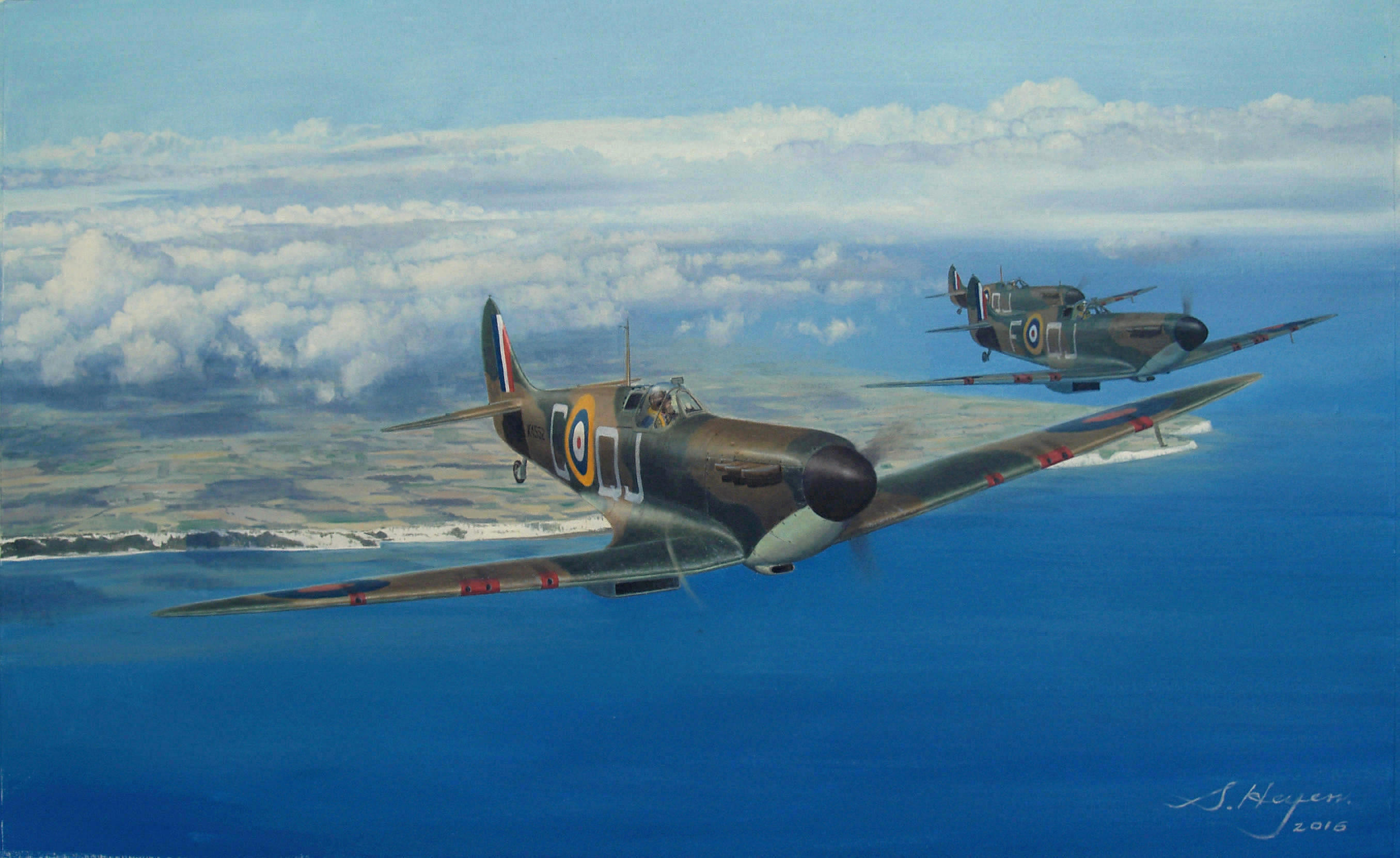Heyen Steven. Истребители Spitfire Mk.1.