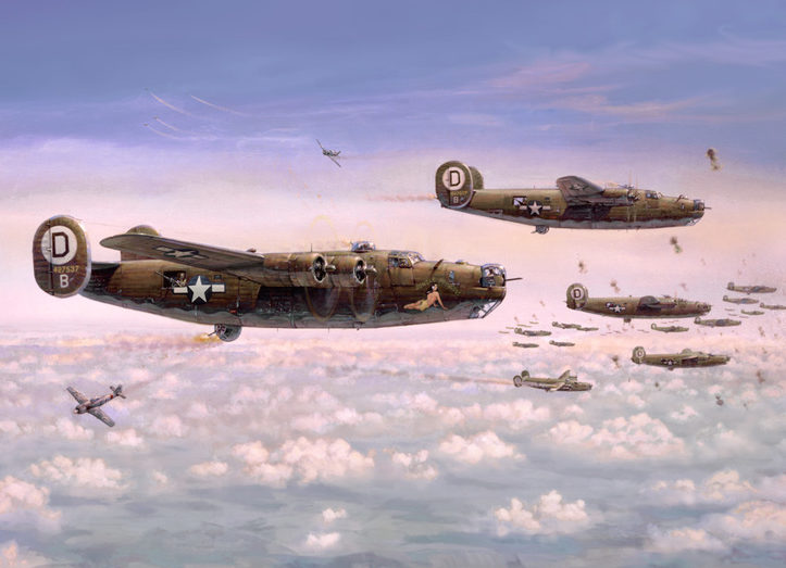 Laurier Jim. Бомбардировщики B-24 Liberators.