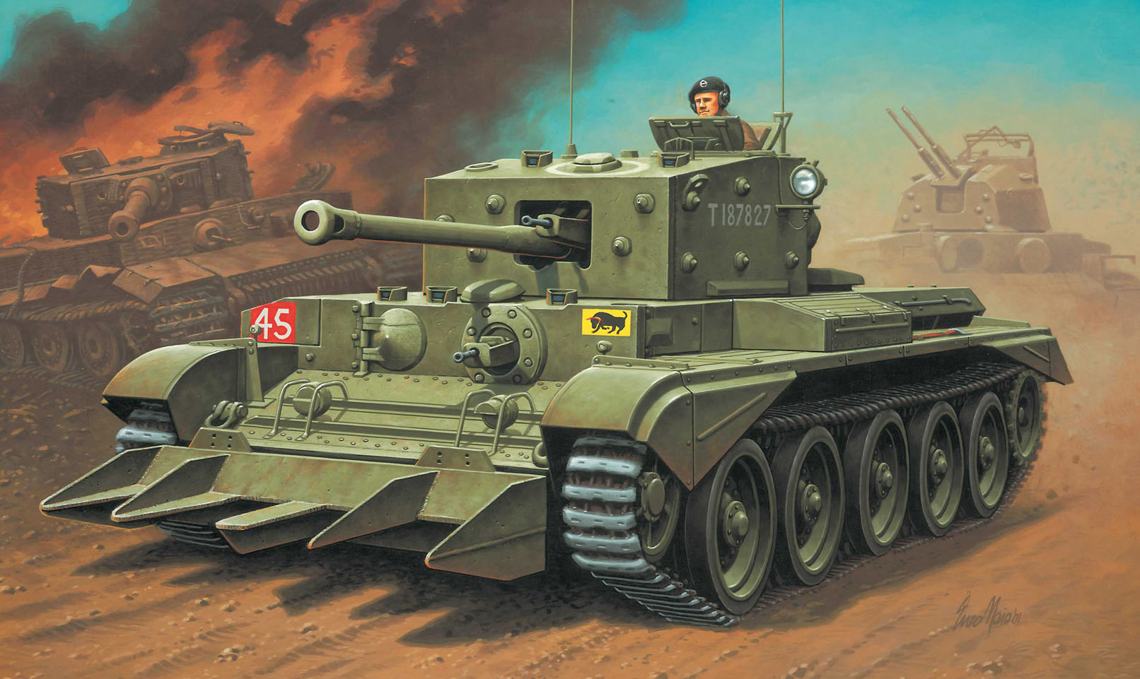 Maio Enzo. Танк Cromwell Mk. IV.
