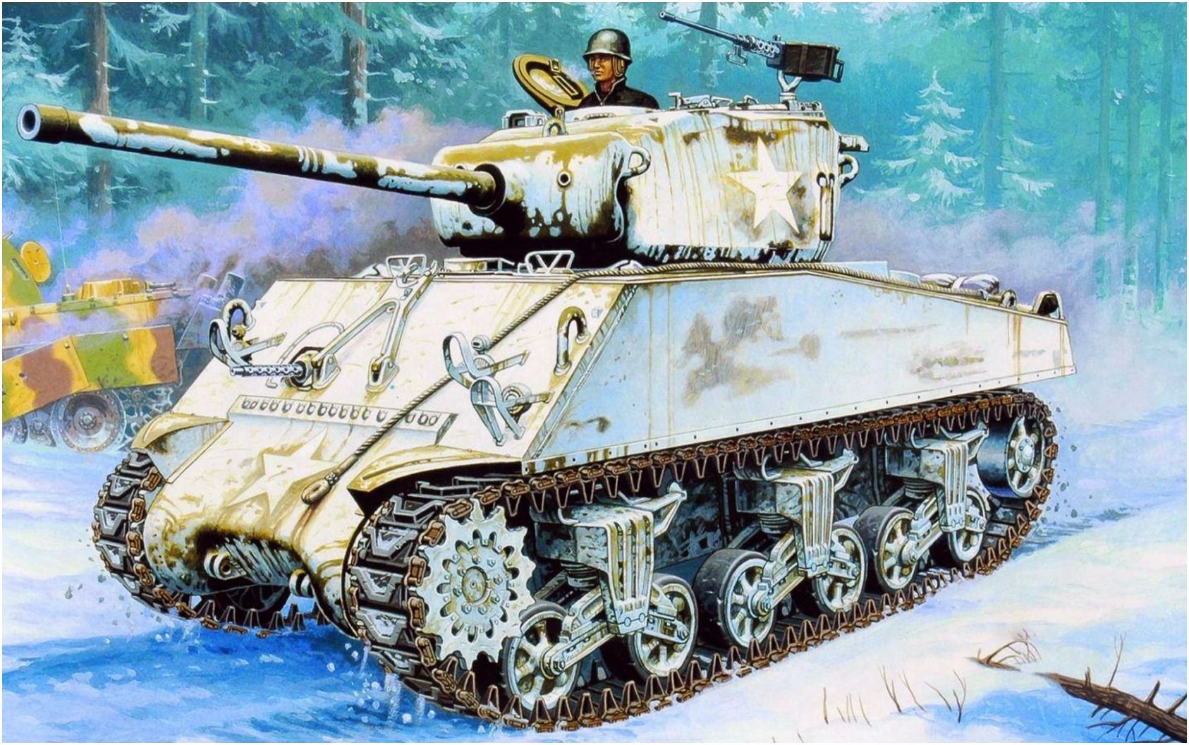 Deredos Andrzej. Танк M-4A2 76 mm «Wet» (Sherman).