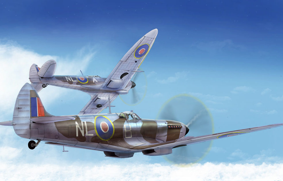Rodriguez Quentin. Истребители Spitfires Mk.IX.