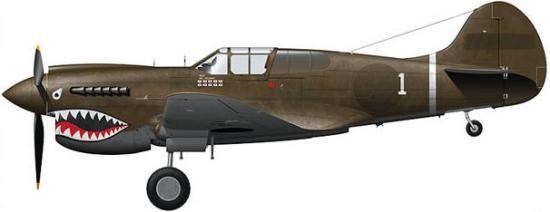 Tullis Tom. Истребитель Curtiss P-40K-5-CU.
