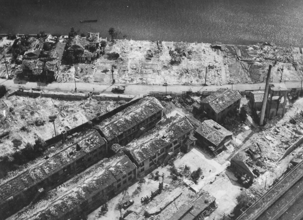 Промышленный район Хиросимы. Осень 1945 г.