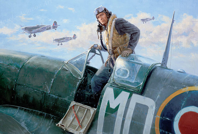 Cohen Gil. Пилот истребителя Spitfire Mk.Vb.