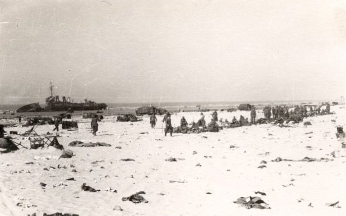 Побережье после эвакуации. Дюнкерк, июнь 1940 г.