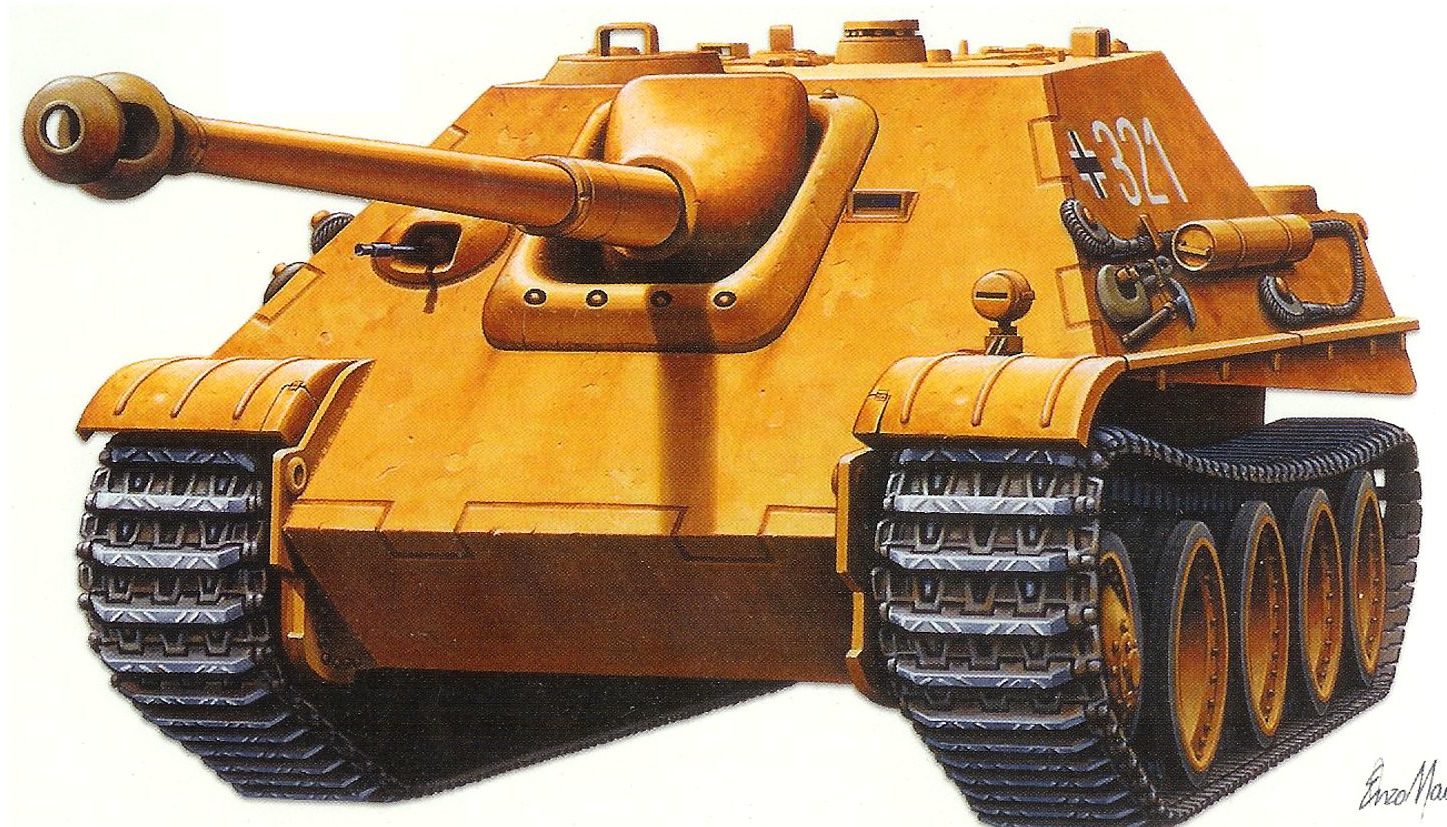 Maio Enzo. CАУ Jagdpanzer.