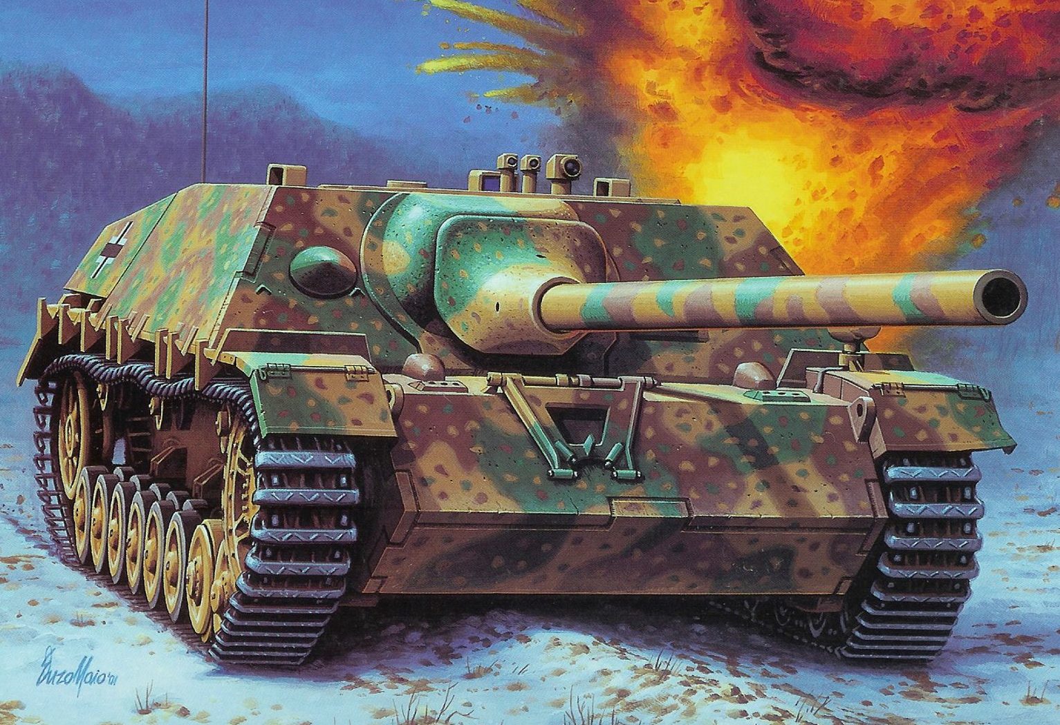 Maio Enzo. CАУ Jagdpanzer IV.