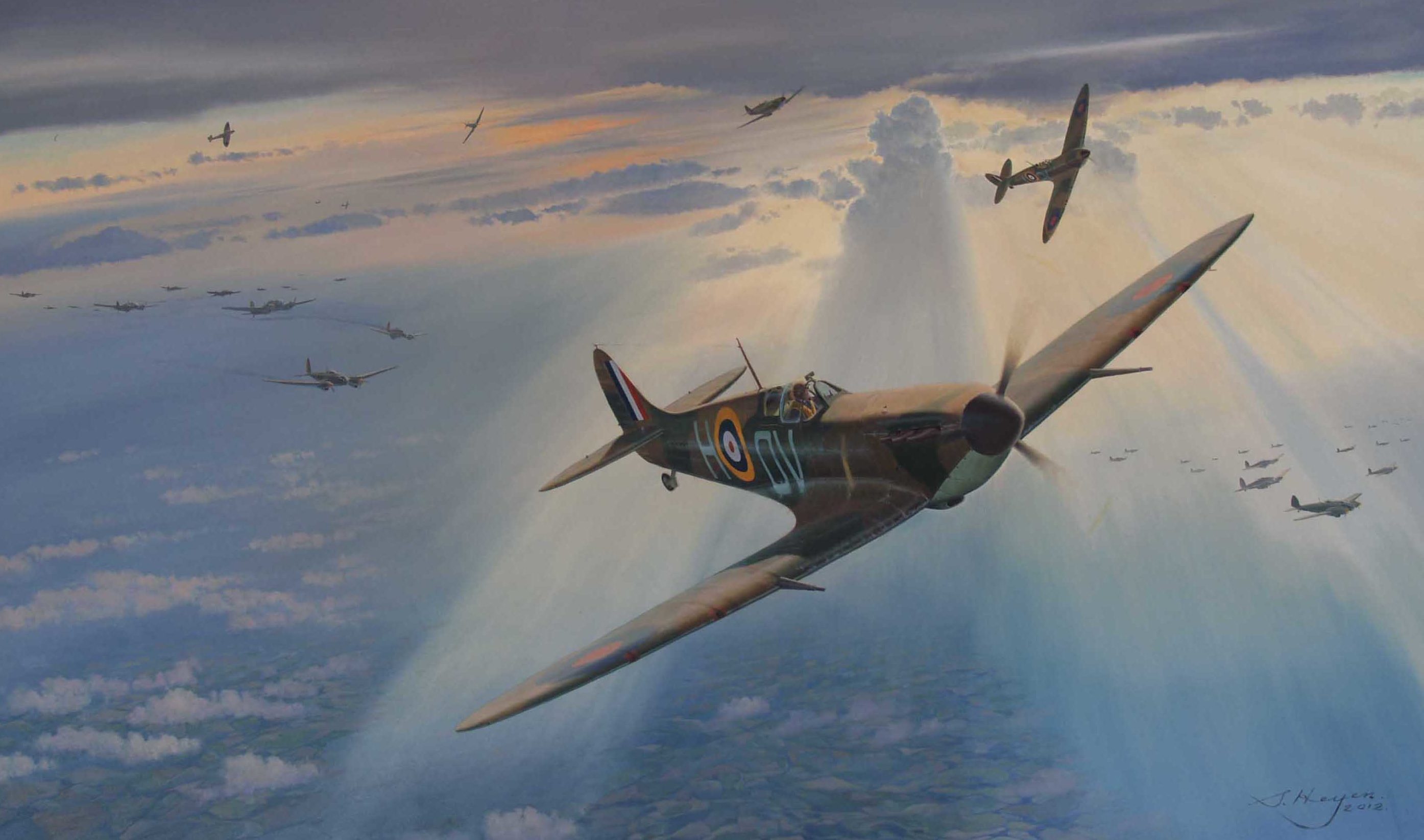 Heyen Steven. Истребители Spitfire Mk.1.