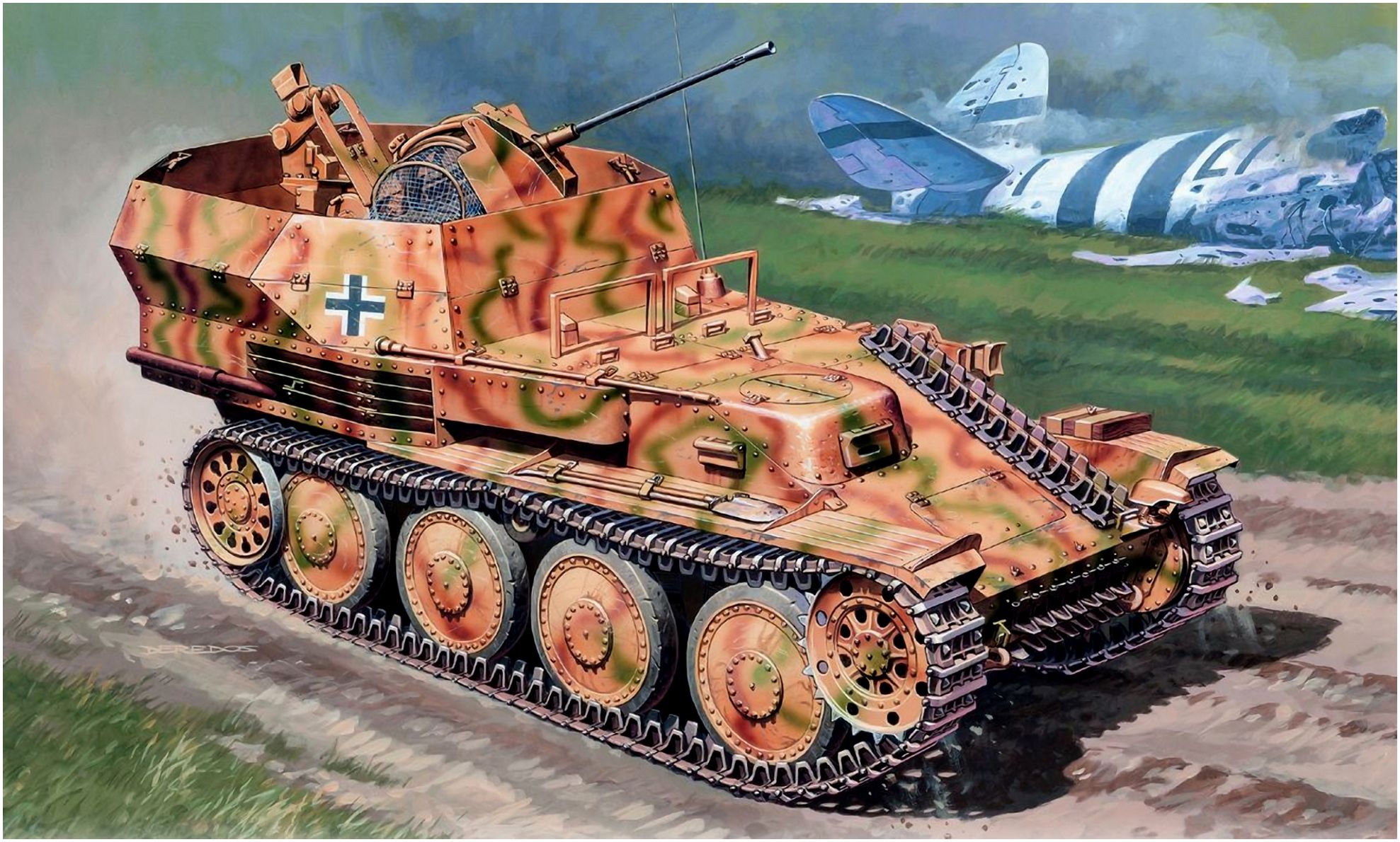 Deredos Andrzej. ЗСУ Flakpanzer 38(t) Ausf. L.