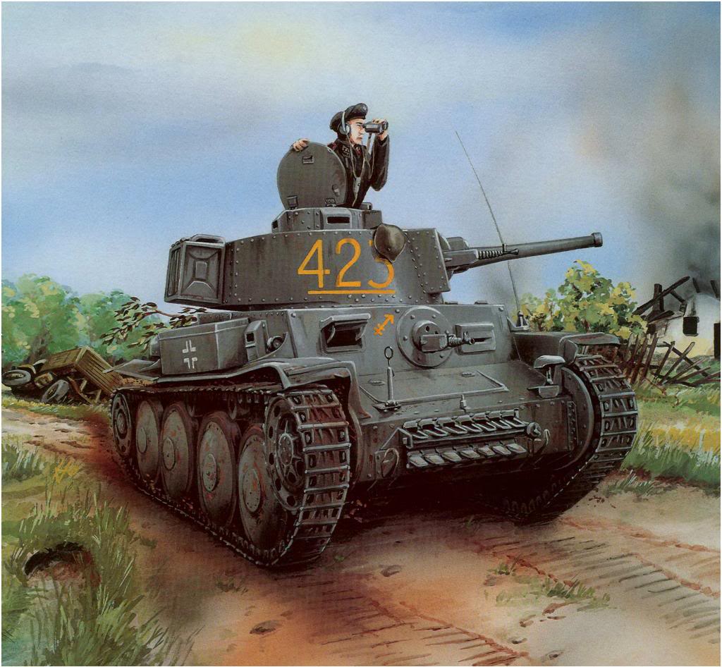 Martinek Vit. Танк Panzer 38(t) Ausf. D (ex-LT vz.38).