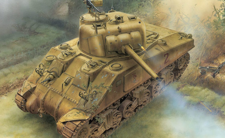 Dennis Peter. Танк M4 (Sherman 75mm Normandy).