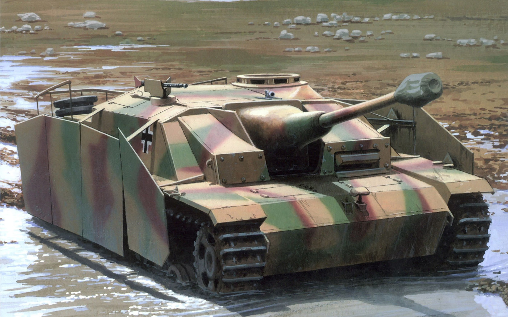 Wróbel Arkadiusz. САУ Sturmgeschutz III Ausf G.