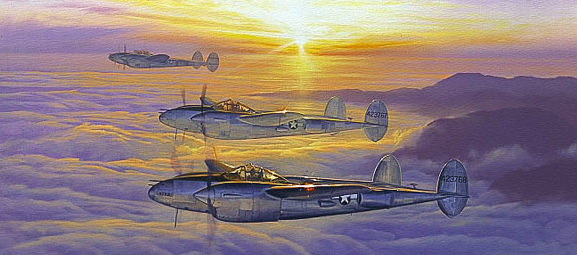 Kodrea Craig. Истребители Lockheed P-38.