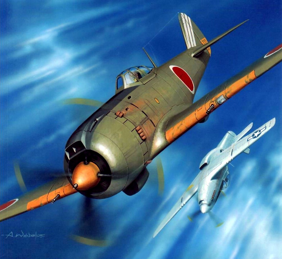 Wróbel Arkadiusz. Истребитель Nakajima Ki-84.