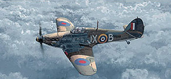 West Philip. Истребитель Hawker Hurricane.