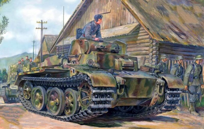 Volstad Ronald. Танк Panzer I Аusf. F.
