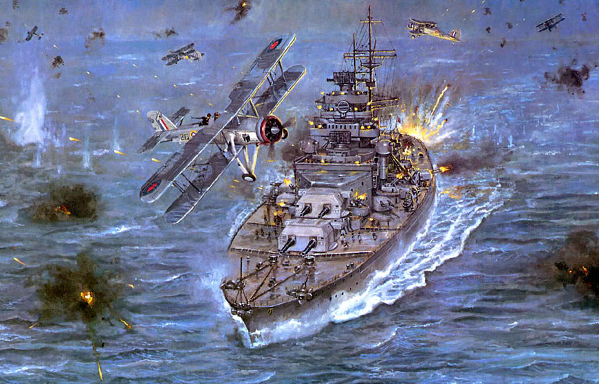 Godines Henry. Атака на линкор «Bismarck».