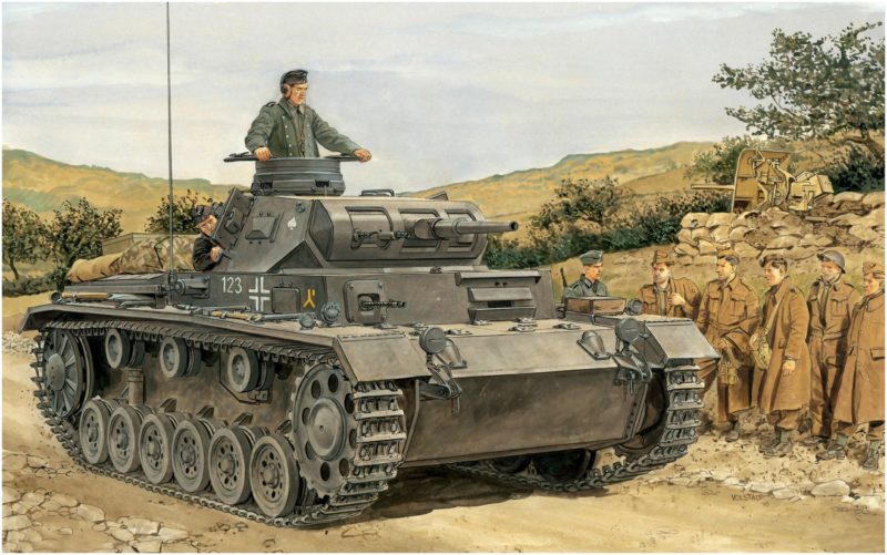 Volstad Ronald. Танк Pz.Kpfw. III Ausf. F.