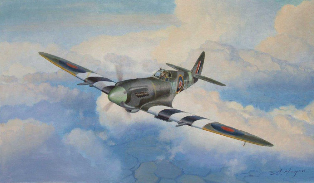 Heyen Steven. Истребитель Spitfire Mk.14. 
