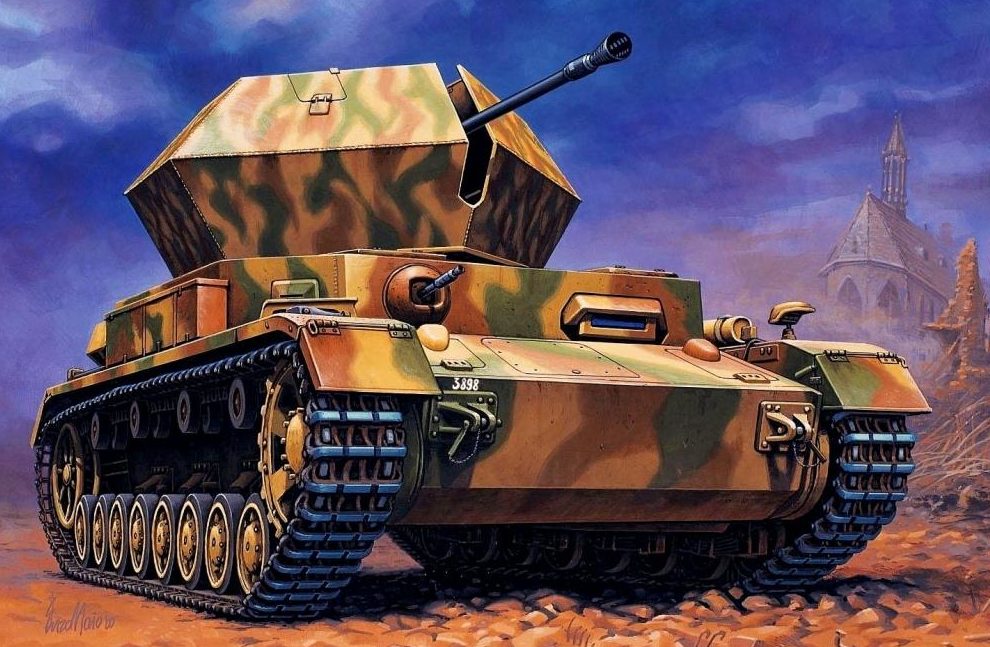 Maio Enzo. ЗСУ Flakpanzer IV 37mm Ostwind.