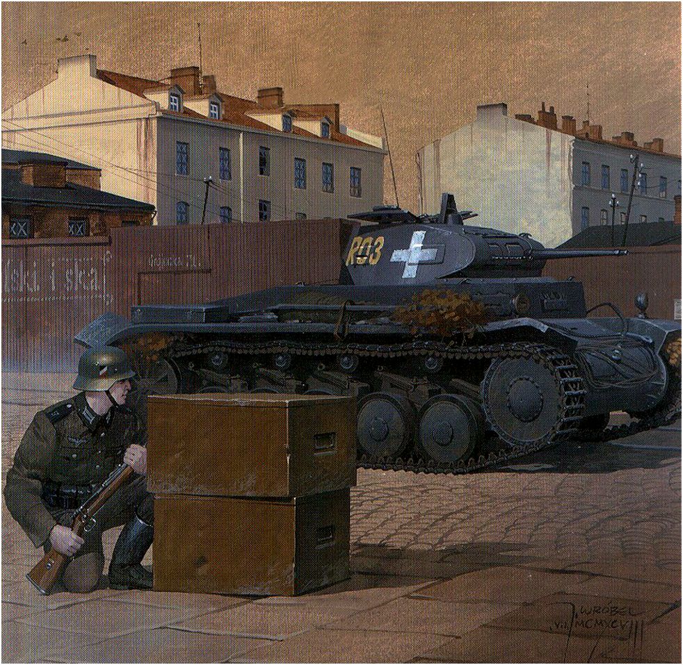 Wrobel Jaroslaw. Танк Panzer II.