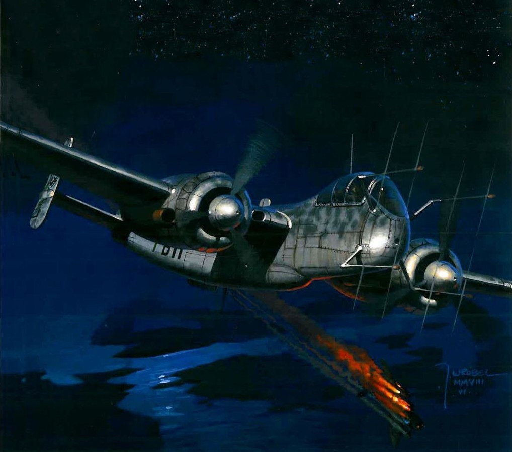 Wrobel Jaroslaw. Ночной истребитель He-219 A-2.