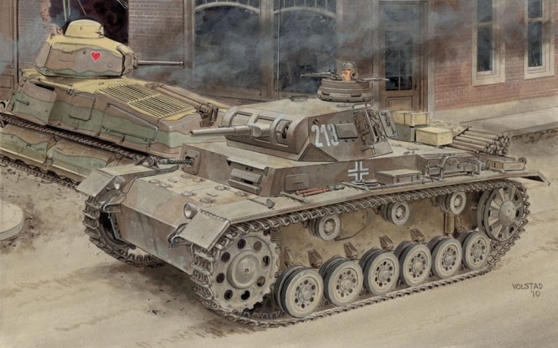 Volstad Ronald. Танк PzKpfw III Ausf E.