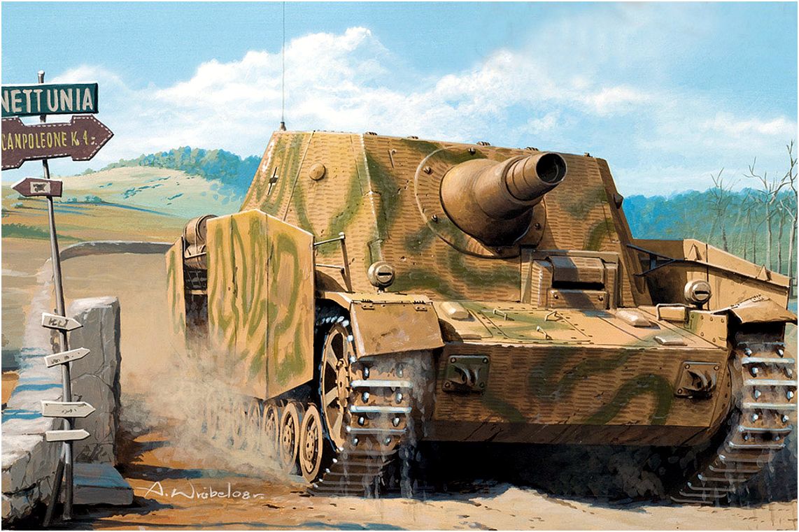 Wróbel Arkadiusz. САУ Sturmpanzer IV Brummbar.