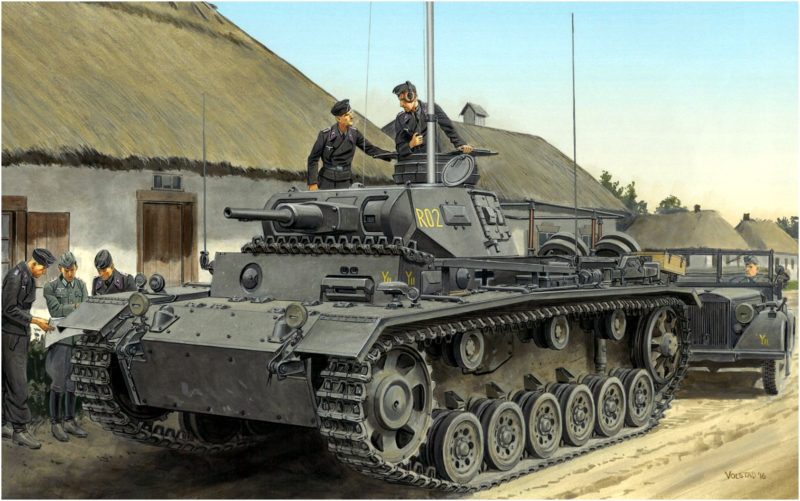 Volstad Ronald. Танк PzKpfw III Ausf H.