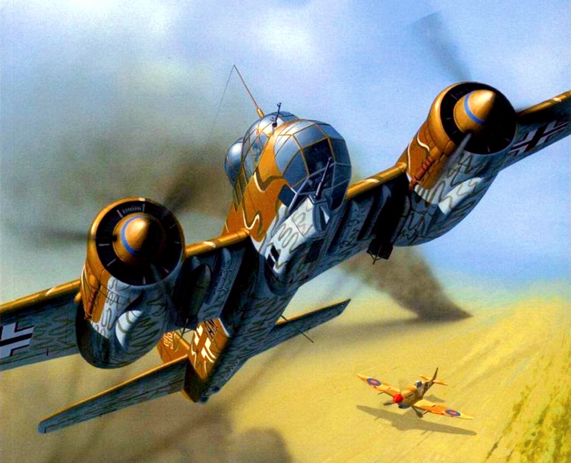 Wróbel Arkadiusz. Бомбардировщик Ju-88.
